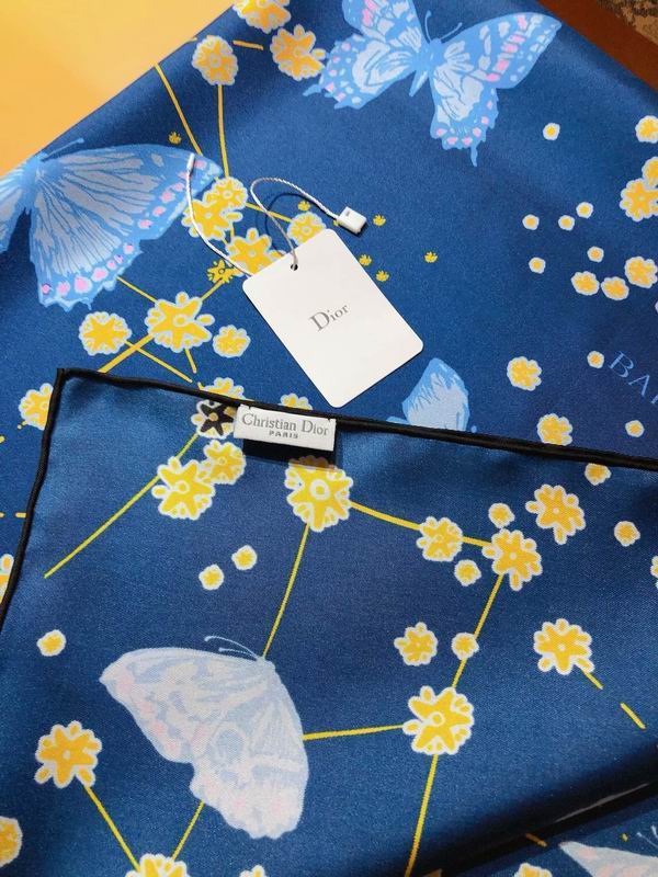 Dior silk scarf 90X90cm E41 (17)